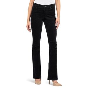 Kut from the Kloth Jeans Velvet Corduroy Pants Karen Baby Bootcut Black Size 8
